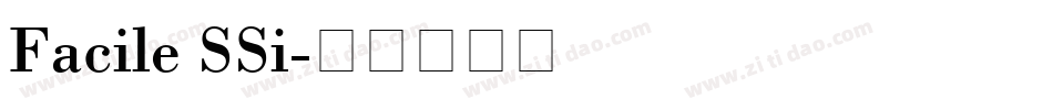 Facile SSi字体转换